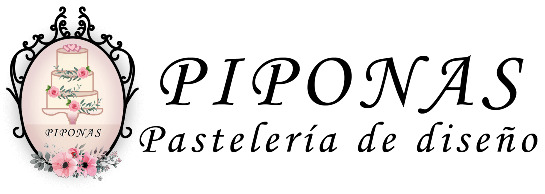 Banner de Piponas Pastelería: logo y nombre